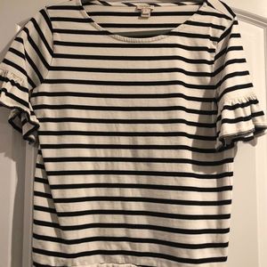 J Crew Striped Short Sleeve T-Shirt